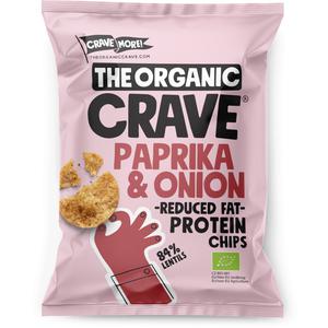 The Organic Crave Paprika & onion protein chips