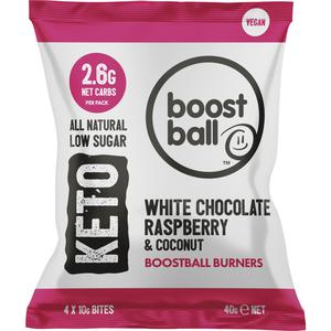 Boost ball Keto white chocolate raspberrry