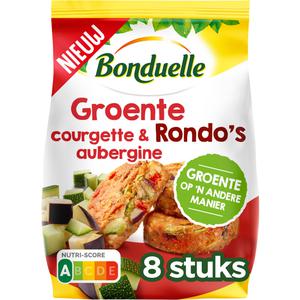 Bonduelle Groente rondo's courgette & aubergine