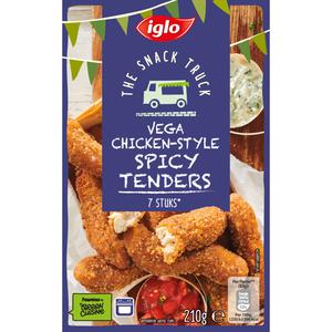 Iglo Snack truck vega chicken spicy tenders