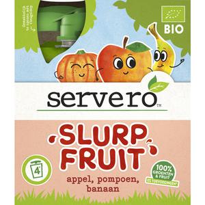 Servero Slurpfruit bio appel pompoen banaan