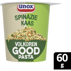 Unox Volkoren goodpasta spinazie kaas