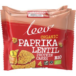 Leev Paprika lentil protein cakes