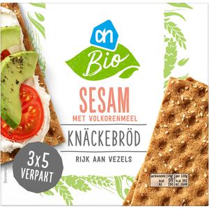 AH Biologisch Knäckebröd sesam met volkorenmeel