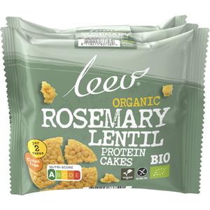 Leev Rosemary lentil protein cakes