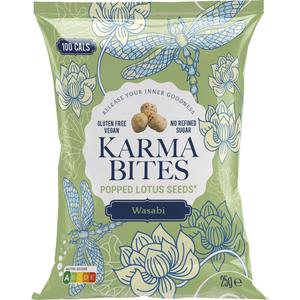 Karma Bites Popped lotus seeds wasabi