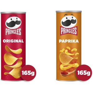 Pringles Original & Paprika snack pakket