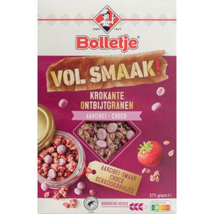 Bolletje Vol smaak ontbijtgranen aardbei