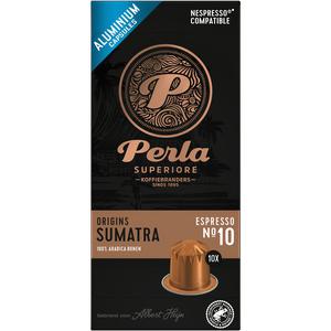 Perla Superiore Origins Sumatra espresso capsules