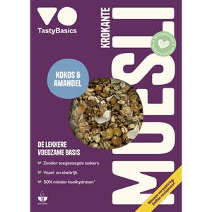 TastyBasics Krokante muesli kokos & amandel