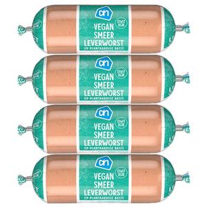 AH Vegan smeer leverworst 4-pack