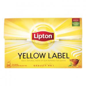 Lipton Zwarte thee yellow label