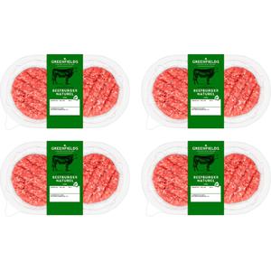 AH Beefburger naturel 4-pack