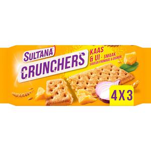 Sultana Crunchers kaas & ui smaak