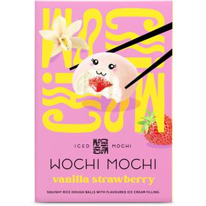 Wochi Mochi Iced mochi vanilla strawberry