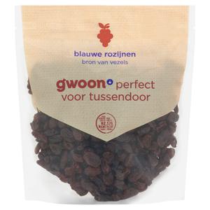 g'woon blauwe rozijnen