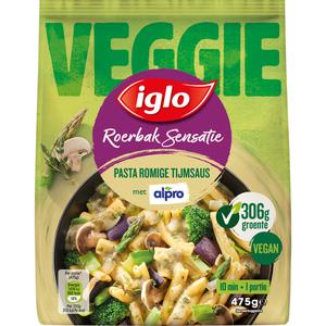 Iglo Roerbaksensatie veggie pasta alpro