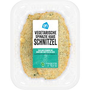 AH Vegetarische spinazie kaas schnitzel