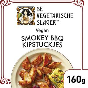 Vegetarische Slager Vegan smokey bbq kipstuckjes