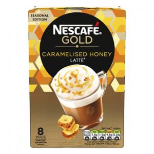 Nescafé Gold caramalised honey latte oploskoffie