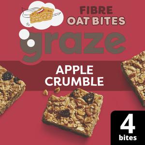 Graze Fibre oat bites apple crumble