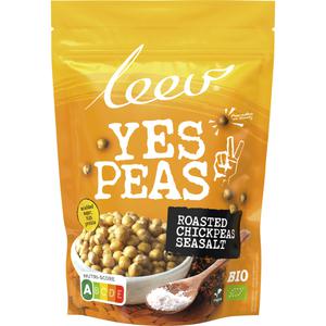 Leev Yes peas roasted chickpeas seasalt