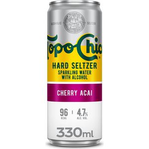 Topo Chico Hard seltzer cherry acai