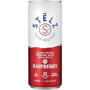 Stelz Hard seltzer raspberry