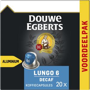 Douwe Egberts Lungo decaf capsules voordeelpak