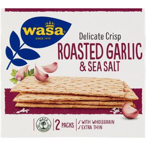 Wasa Delicate crisp roasted garlic & sea salt