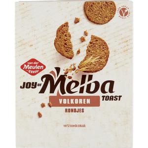 Van der Meulen Melba toast volkoren rondje