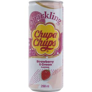 Chupa Chups Strawberry & cream flavour