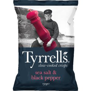 Tyrrells Seasalt & black pepper