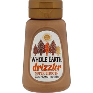 Whole Earth Drizzler super smooth peanut butter