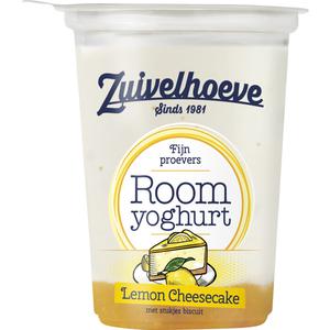 Zuivelhoeve Roomyoghurt lemon cheesecake