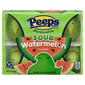 Peeps Marshmallow Sour Watermelon 10-pack 85g