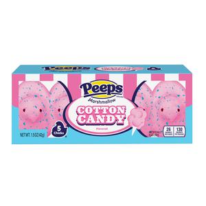 Peeps Marshmallow Cotton Candy 5-pack 42g