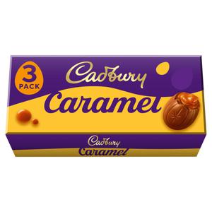 Cadbury Caramel Big Eggs 3-pack 120g