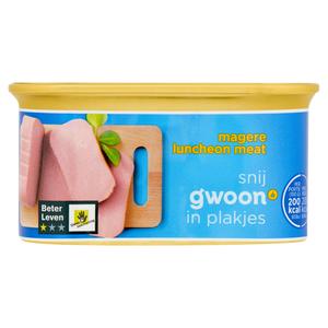 g'woon magere luncheon meat