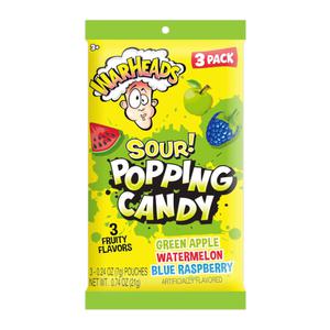 Warheads Sour! Popping Candy 3-pack 21g