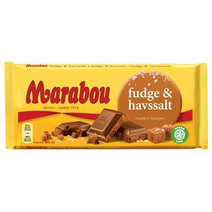 Marabou Fudge & Salt 185g