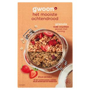 g'woon granola rode vruchten