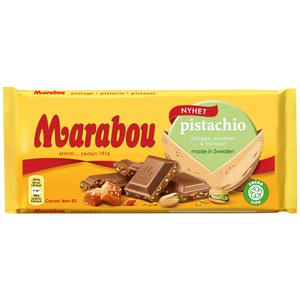 Marabou Pistachio, Caramel & Sea Salt 185g