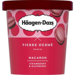 Haagen-Dazs Macaron strawberry & raspberry