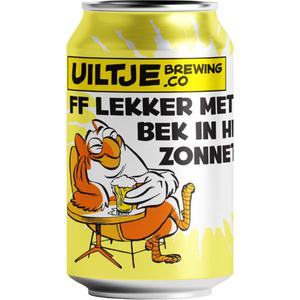 Uiltje Brewing Ff lekker met je bek in het zonnetje