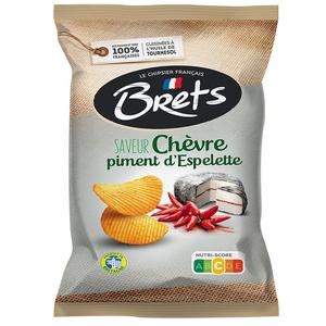 Brets Chips Espelette Pepper Goat Cheese 125g