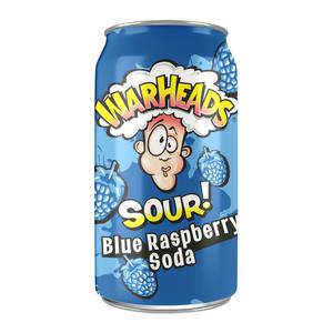 Warheads Sour! Blue Raspberry Soda 355ml