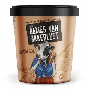 De Dames van Akkerlust Chocolade ijs