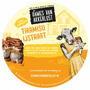 De Dames van Akkerlust Tiramisu ijstaart