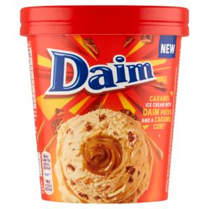 Daim Caramel Ice Cream with Daim Pieces and a Caramel Core 369g